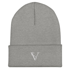Bonnet à Revers Signature V Brodée – Valsen – couleur Gris Chiné