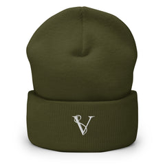Bonnet à Revers Signature V Brodée – Valsen – couleur Olive