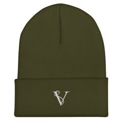 Bonnet à Revers Signature V Brodée – Valsen – couleur Olive