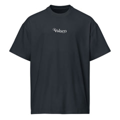T-shirt Boxy Signature V Brodé – Valsen – couleur Navy Blazer