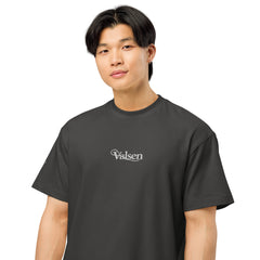 T-shirt Boxy Signature V Brodé – Valsen – couleur Vintage Black