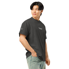 T-shirt Boxy Signature V Brodé – Valsen – couleur Vintage Black