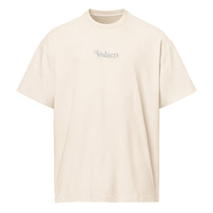 T-shirt Boxy Signature V Brodé – Valsen – couleur Vintage White
