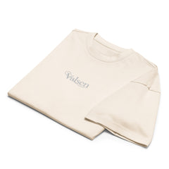 T-shirt Boxy Signature V Brodé – Valsen – couleur Vintage White