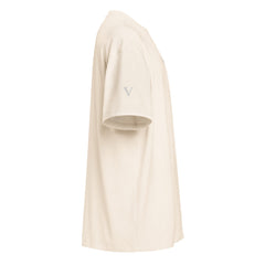 T-shirt Boxy Signature V Brodé – Valsen – couleur Vintage White
