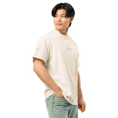 T-shirt Boxy Signature V Brodé – Valsen – couleur Vintage White