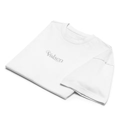 T-shirt Boxy Signature V Brodé – Valsen – couleur Blanc