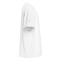 T-shirt Boxy Signature V Brodé – Valsen – couleur Blanc