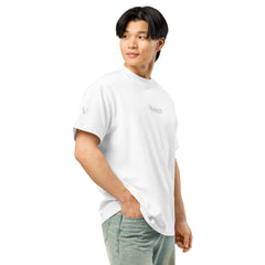 T-shirt Boxy Signature V Brodé – Valsen – couleur Blanc