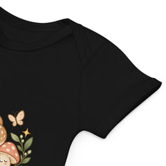 Body Coton Bio Forêt Enchantée – Valsen – couleur Noir