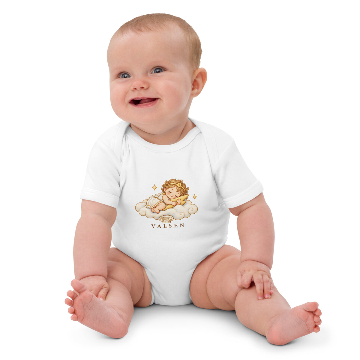 Body Coton Bio Mythologie – Valsen – couleur Blanc