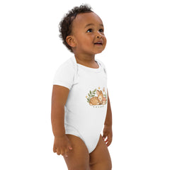 Body Coton Bio Forêt Enchantée – Valsen – couleur Blanc