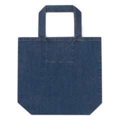 Tote Bag Denim Coton Bio Signature V Brodé – Valsen