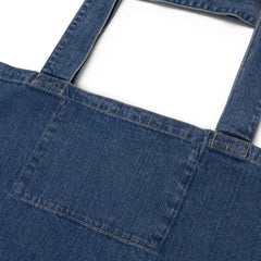 Tote Bag Denim Coton Bio Signature V Brodé – Valsen