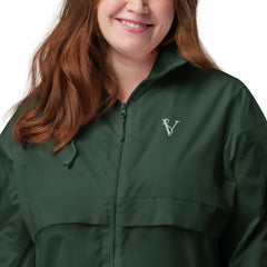 Coupe-vent Signature V Brodé – Valsen – couleur Vert Forêt