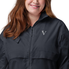Coupe-vent Signature V Brodé – Valsen – couleur Bleu Marine