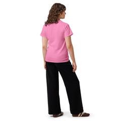 T-shirt classique Signature V Brodé – Valsen – couleur Rose
