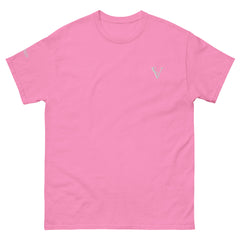 T-shirt classique Signature V Brodé – Valsen – couleur Rose