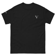 T-shirt Classique Signature V Brodé – Valsen – couleur Noir