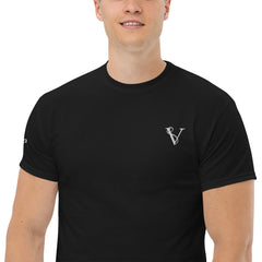 T-shirt Classique Signature V Brodé – Valsen – couleur Noir