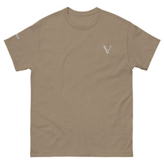 T-shirt Classique Signature V Brodé – Valsen – couleur Brown Savana