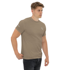 T-shirt Classique Signature V Brodé – Valsen – couleur Brown Savana