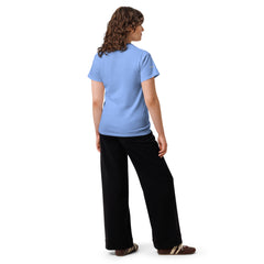 T-shirt classique Signature V Brodé – Valsen – couleur Bleu