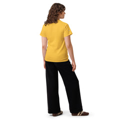 T-shirt classique Signature V Brodé – Valsen – couleur Jaune