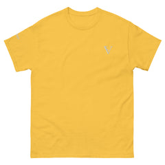 T-shirt classique Signature V Brodé – Valsen – couleur Jaune