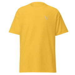 T-shirt classique Signature V Brodé – Valsen – couleur Jaune