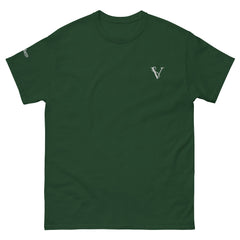 T-shirt Classique Signature V Brodé – Valsen – couleur Vert Forêt