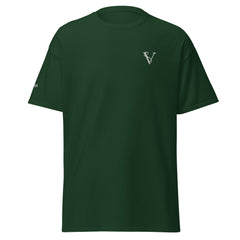 T-shirt classique Signature V Brodé – Valsen – couleur Vert Forêt