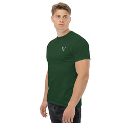 T-shirt Classique Signature V Brodé – Valsen – couleur Vert Forêt