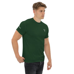 T-shirt Classique Signature V Brodé – Valsen – couleur Vert Forêt