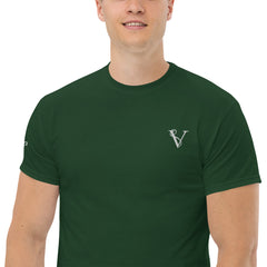 T-shirt Classique Signature V Brodé – Valsen – couleur Vert Forêt