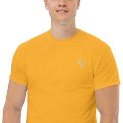 T-shirt Classique Signature V Brodé – Valsen – couleur Gold