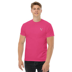 T-shirt Classique Signature V Brodé – Valsen – couleur Rose