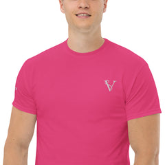 T-shirt Classique Signature V Brodé – Valsen – couleur Rose