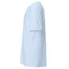 T-shirt classique Signature V Brodé – Valsen – couleur Bleu Clair