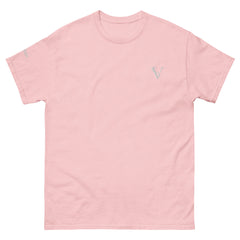 T-shirt classique Signature V Brodé – Valsen – couleur Rose Clair