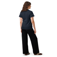 T-shirt classique Signature V Brodé – Valsen – couleur Bleu Marine