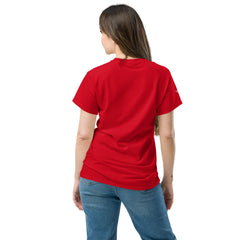T-shirt classique Signature V Brodé – Valsen – couleur Rouge