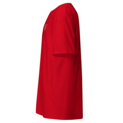 T-shirt classique Signature V Brodé – Valsen – couleur Rouge