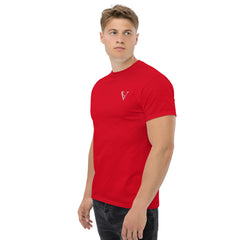 T-shirt Classique Signature V Brodé – Valsen – couleur Rouge