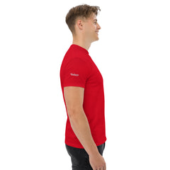 T-shirt Classique Signature V Brodé – Valsen – couleur Rouge