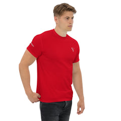 T-shirt Classique Signature V Brodé – Valsen – couleur Rouge