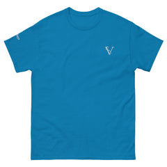 T-shirt Classique Signature V Brodé – Valsen – couleur Saphir