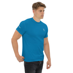 T-shirt Classique Signature V Brodé – Valsen – couleur Saphir