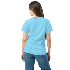 T-shirt classique Signature V Brodé – Valsen – couleur Bleu Ciel