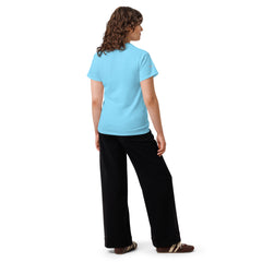 T-shirt classique Signature V Brodé – Valsen – couleur Bleu Ciel